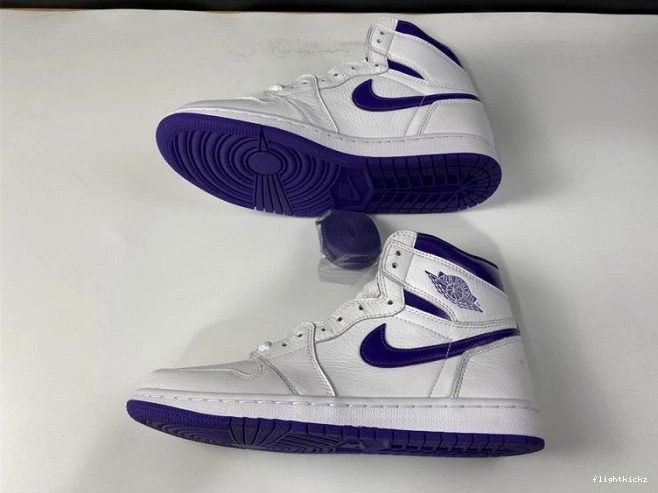 PURPLE RETRO JORDAN HIGH AIR 1 COURT CD0461-151 1208